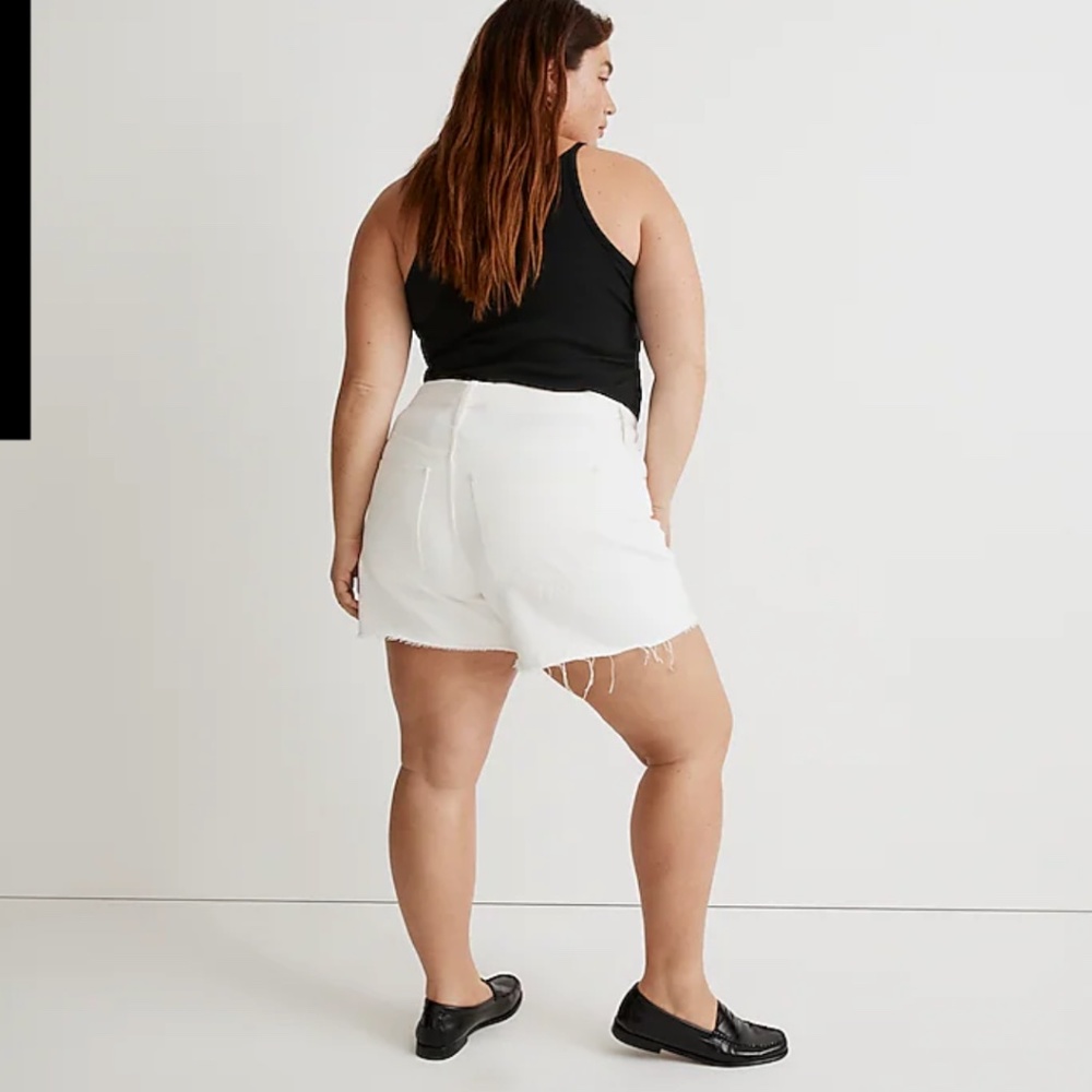 Madewell Curvy High-Rise Denim Shorts size 37 - Picture 4 of 11